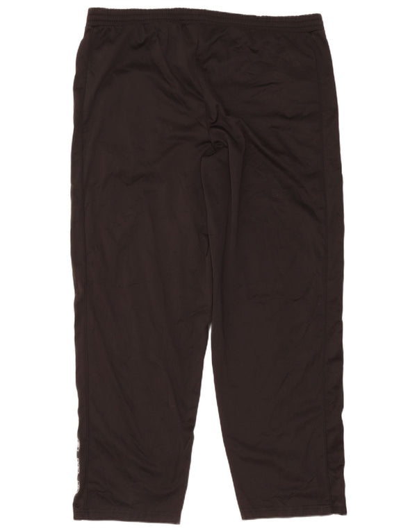Umbro Mens Graphic Tracksuit Trousers 2XL Black Polyester