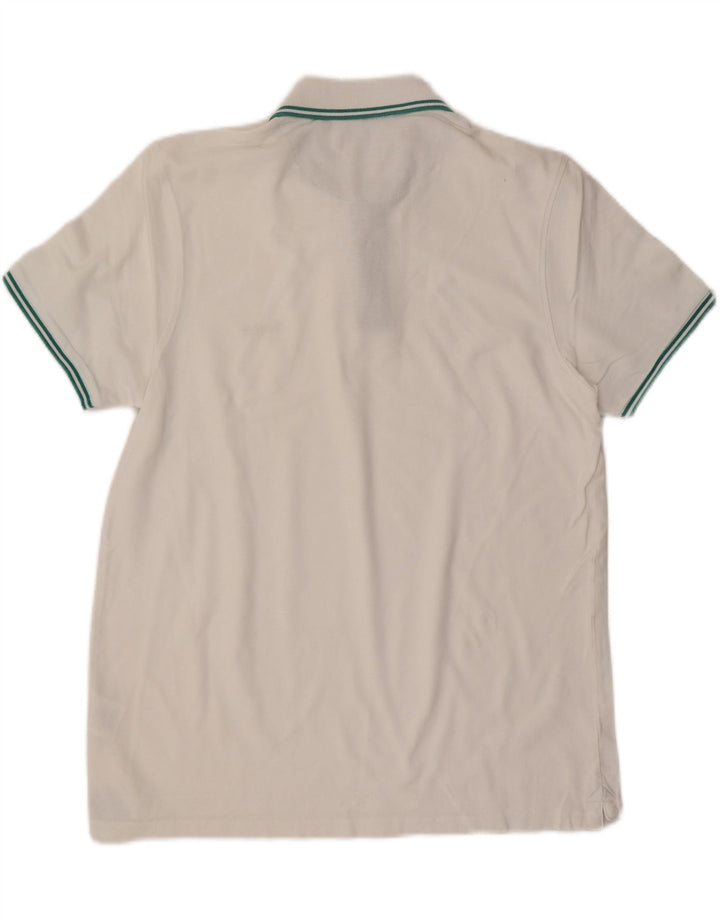 REFRIGUE Mens Polo Shirt 2XL White Cotton Vintage Refrigue and Second-Hand Refrigue from Messina Hembry 