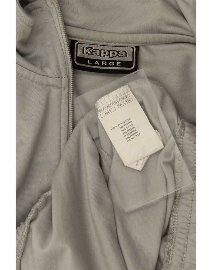 Ανδρική φόρμα KAPPA Top Jacket μεγάλο γκρι πολυεστέρα