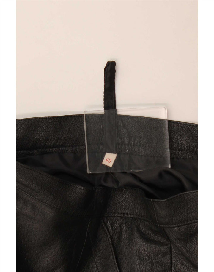 Vintage Womens Straight Skirt EU 40 Medium W30 Black