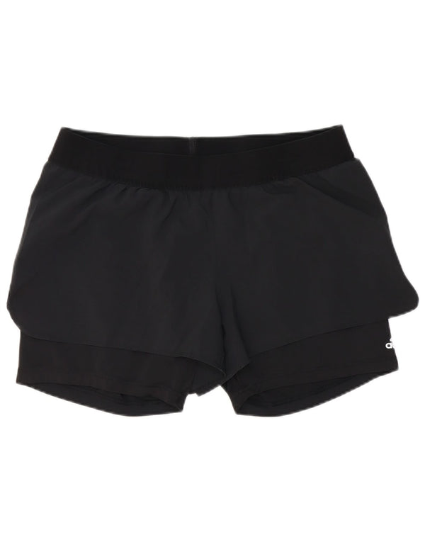 Adidas Womens Sport Shorts UK 14 Large Black