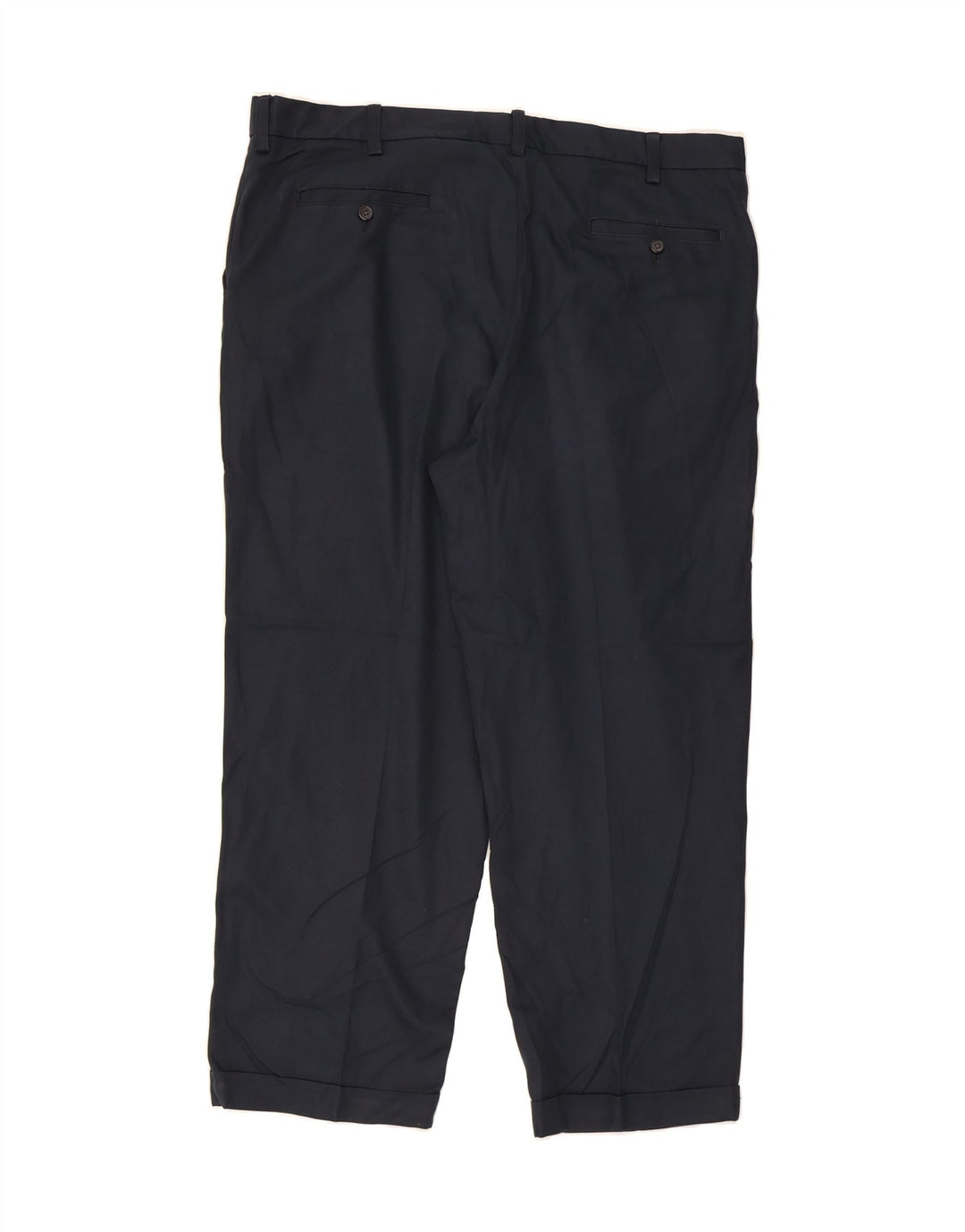 IZOD Mens Pegged Suit Trousers W40 L30 Navy Blue Polyester Vintage Izod and Second-Hand Izod from Messina Hembry 