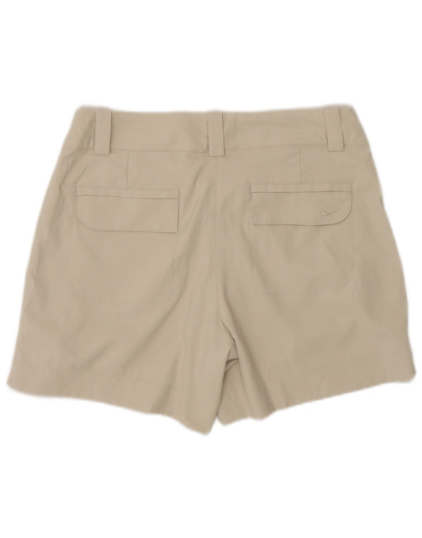 Nike Pantalones cortos chinos Dri Fit para hombre UK 8 Small W30 Beige Poliéster