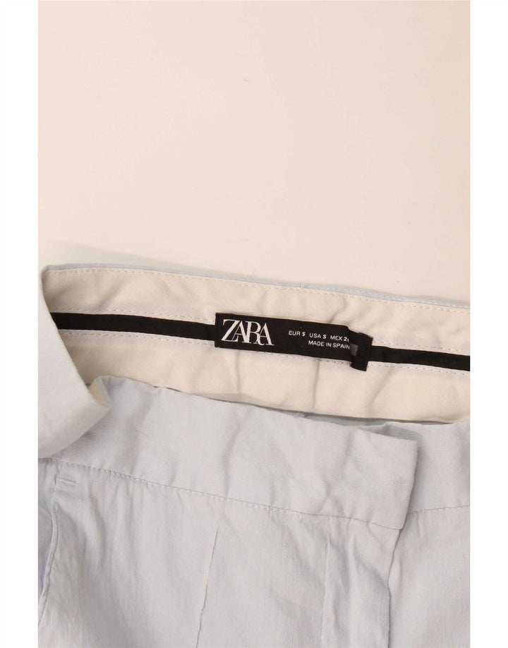 Spodnie damskie Zara Capri małe W26 L17 niebieskie
