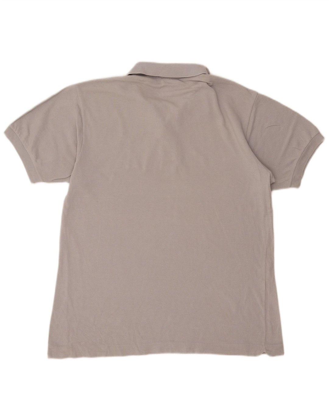 Polo da uomo Lacoste taglia 4 in cotone grigio medio