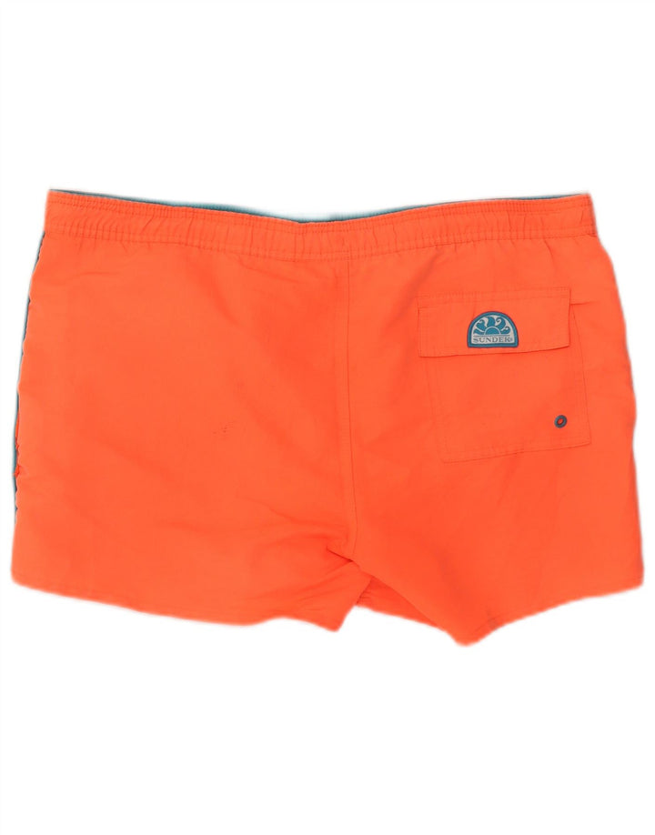 Sundek Mens Swimming Shorts XL Orange Polyester