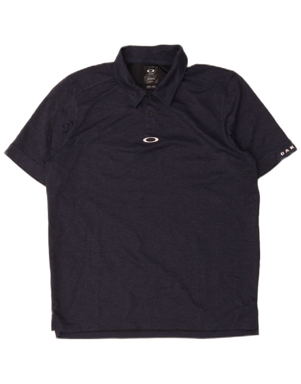 Oakley Mens Regular Fit Polo Shirt Large Navy Blue