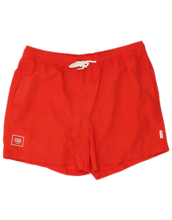 Jack & Jones Mens Swimming Shorts Large Red