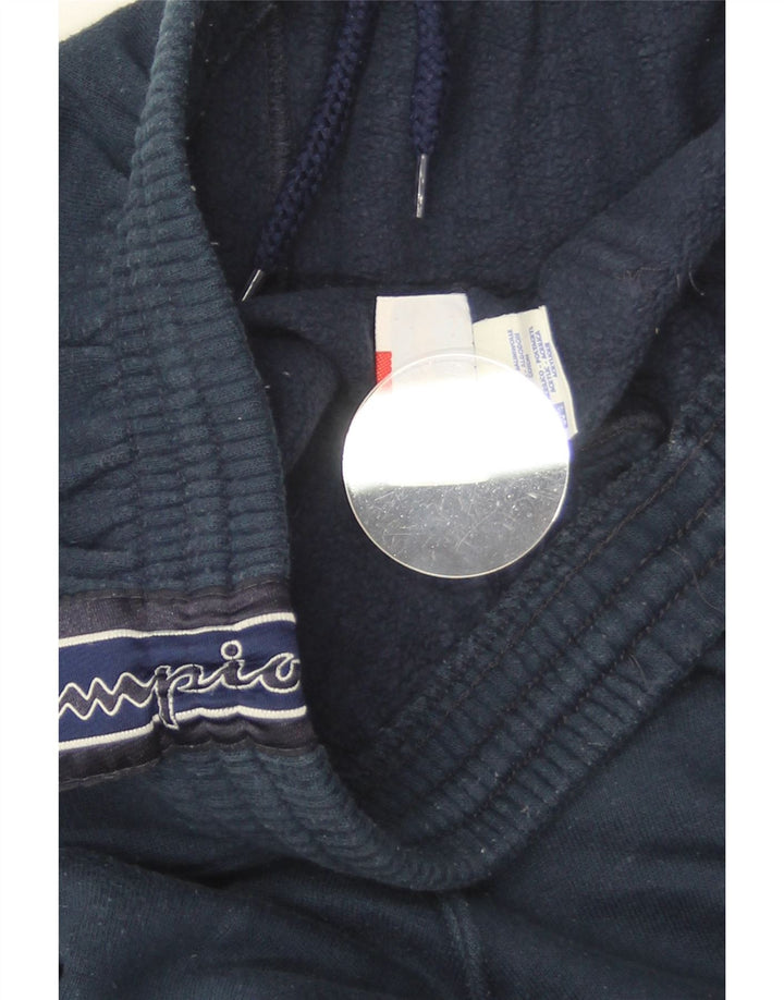 Champion Mens Graphic Full Tracksuit Large Navy Blue Cotton