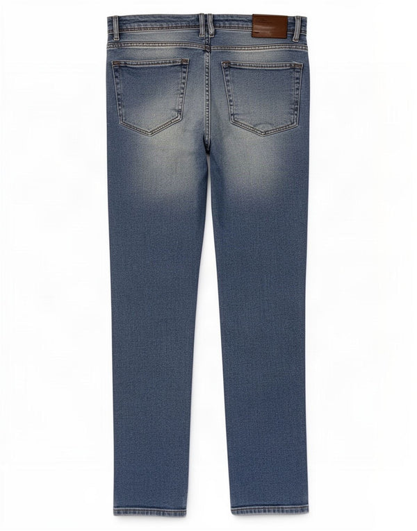 Zara Mens Slim Jeans EU 42 Large W32 L30 Blue Cotton