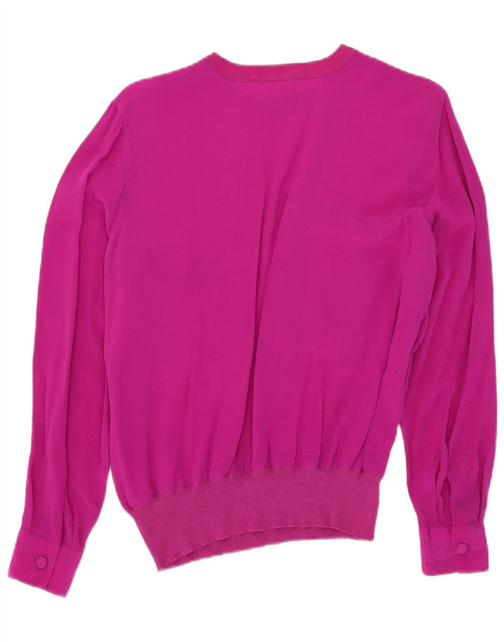 Blusa Mizar Mujer Manga Larga Top IT 42 Seda Rosa Medio
