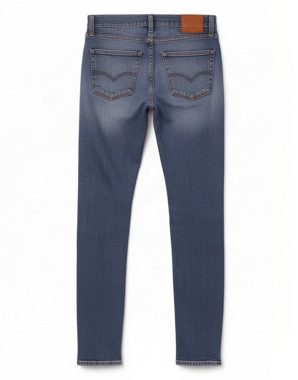Levi's 512 Slim Tapered Jeans W31 L34 Blue Bumbac