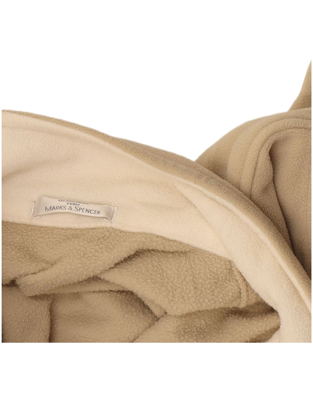 Marks & Spencer Womens St. Michael Fleece Jacket UK 18 XL Beige