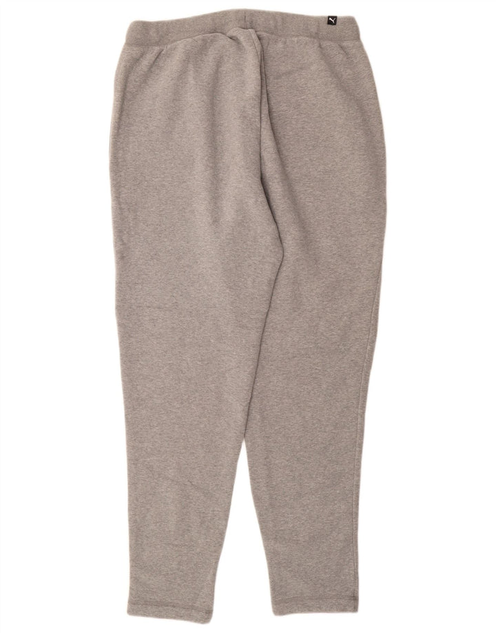 PUMA Mens Tracksuit Trousers XL Grey Cotton