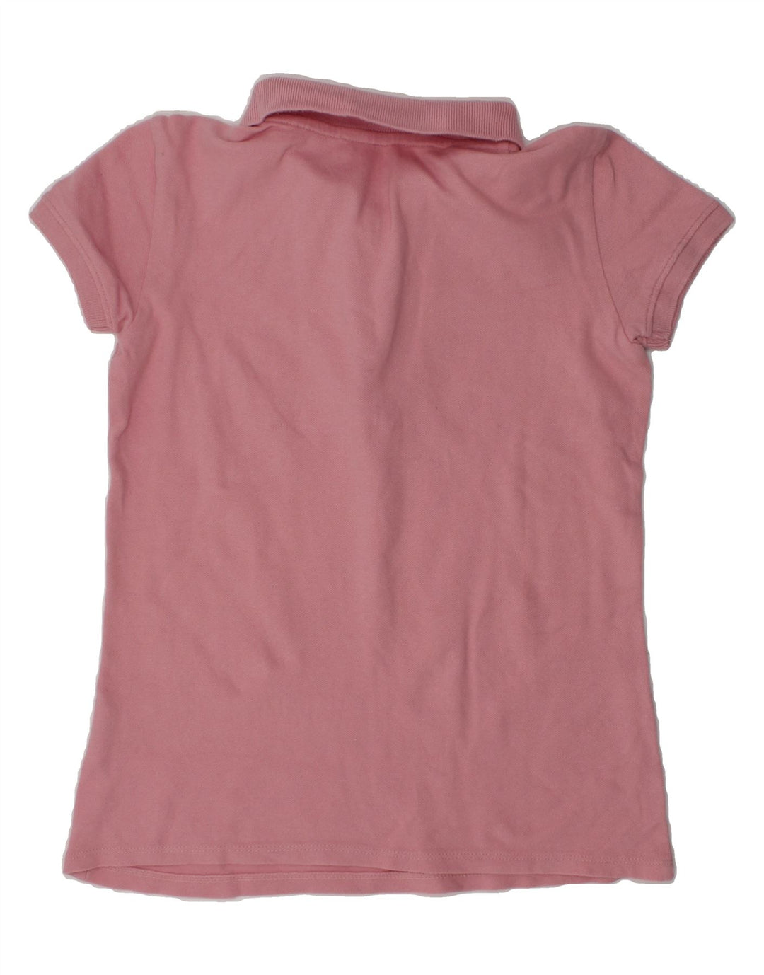 BENETTON Girls Polo Shirt 8-9 Years Large  Pink Cotton | Vintage Benetton | Thrift | Second-Hand Benetton | Used Clothing | Messina Hembry 