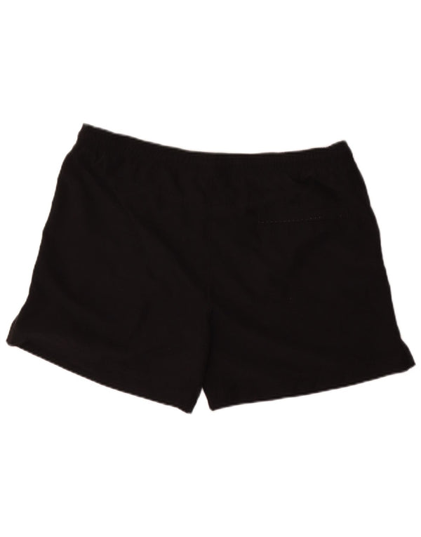Nike Womens Sport Shorts UK 14/16 Large Black Polyester