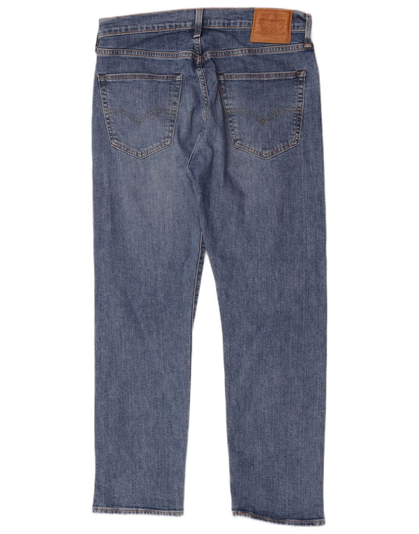 Levi's muške 502 sužene traperice W33 L30 plavi pamuk