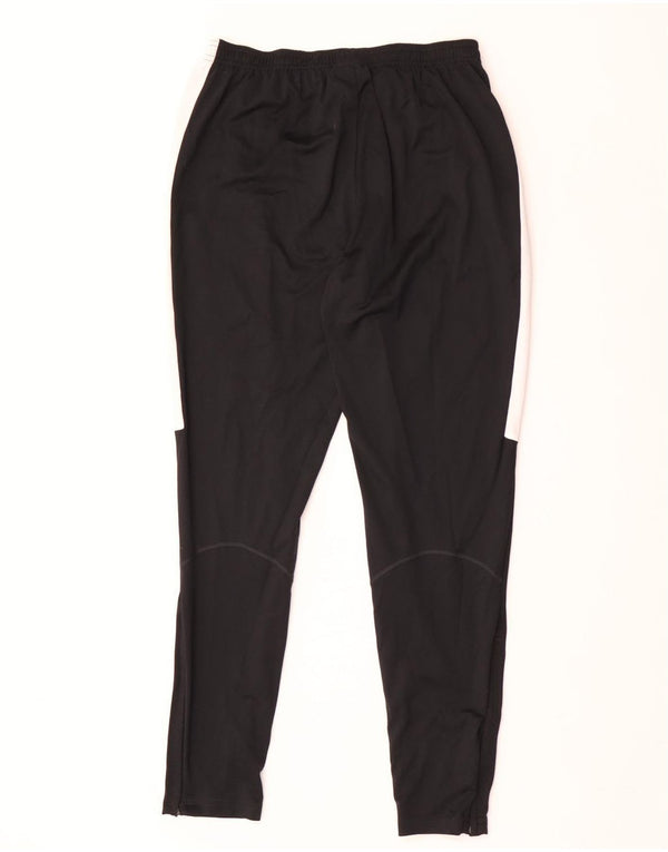 Nike Mens Dri Fit Tracksuit Trousers Large  Black Colourblock Polyester