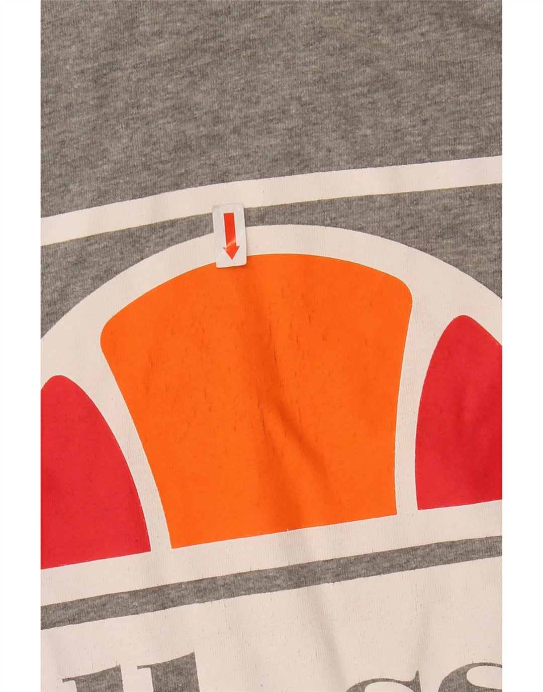 Ellesse Herre Grafisk T-Shirt Top Lille Grå Bomuld