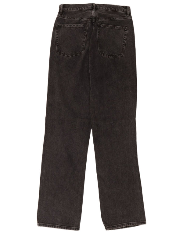 Topshop Womens Straight Jeans W28 L32 Grey Cotton