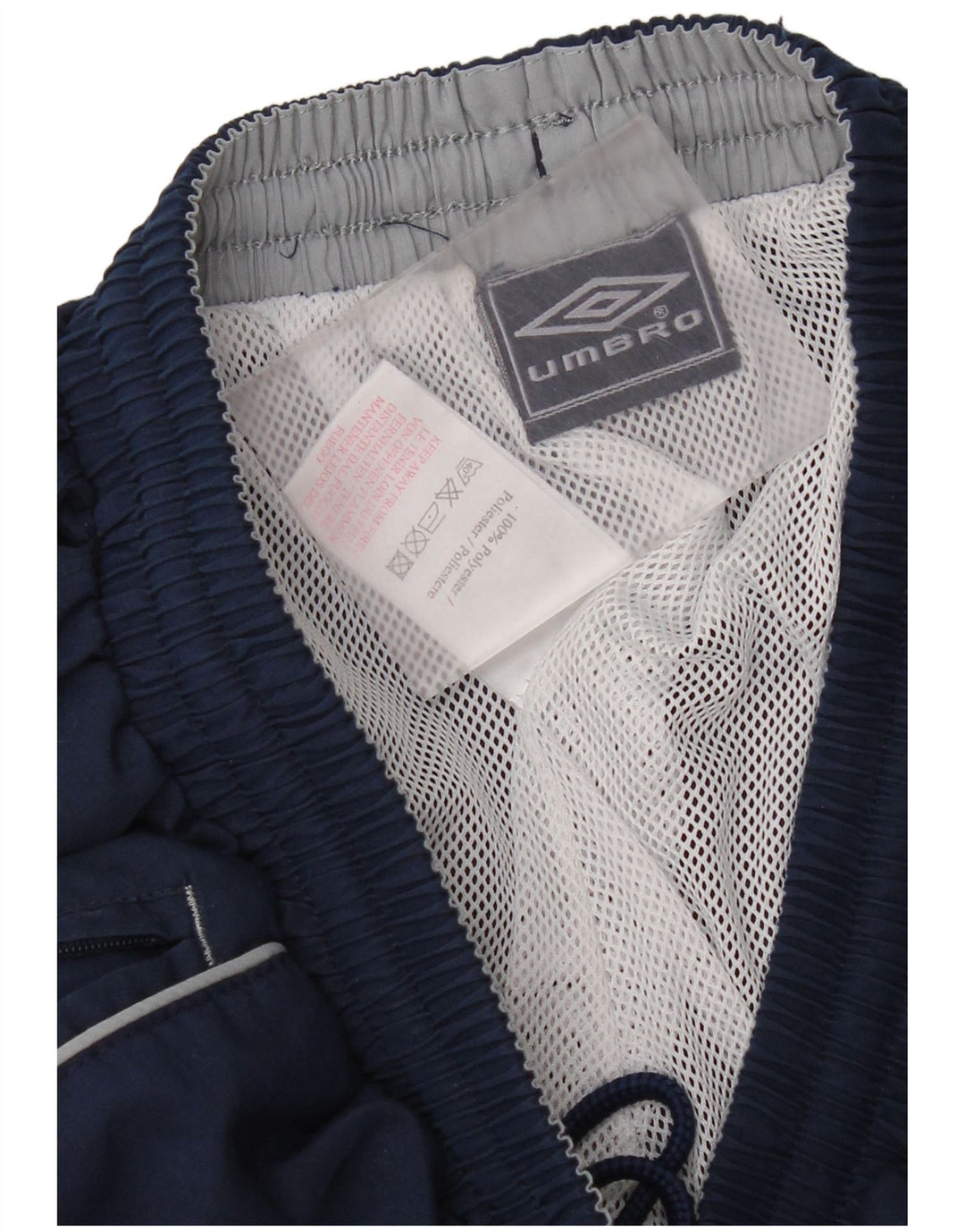 Umbro Mens Tracksuit Trousers Medium Navy Blue Polyester