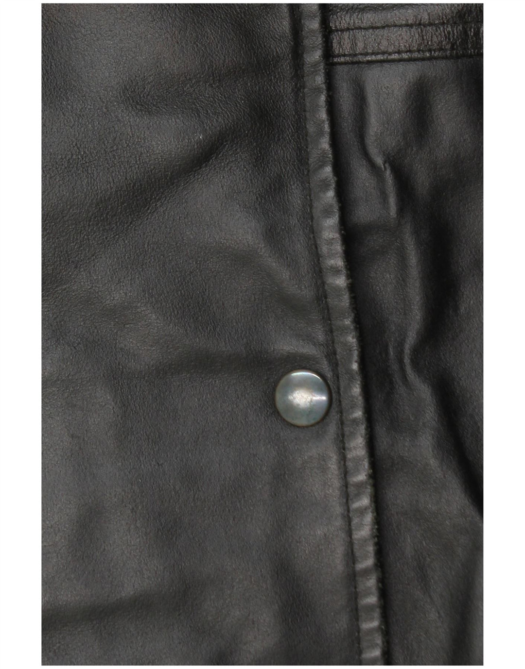 La Griffe Womens Leather Coat IT 54 3XL Black Leather