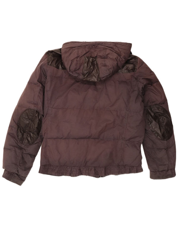 Hugo Boss Herre hættepolstret jakke UK 38 Medium Maroon