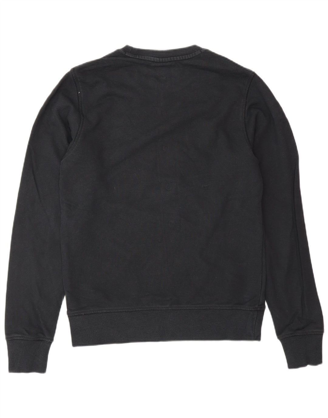 New Balance Mens Sweatshirt Jumper Small Black Cotton