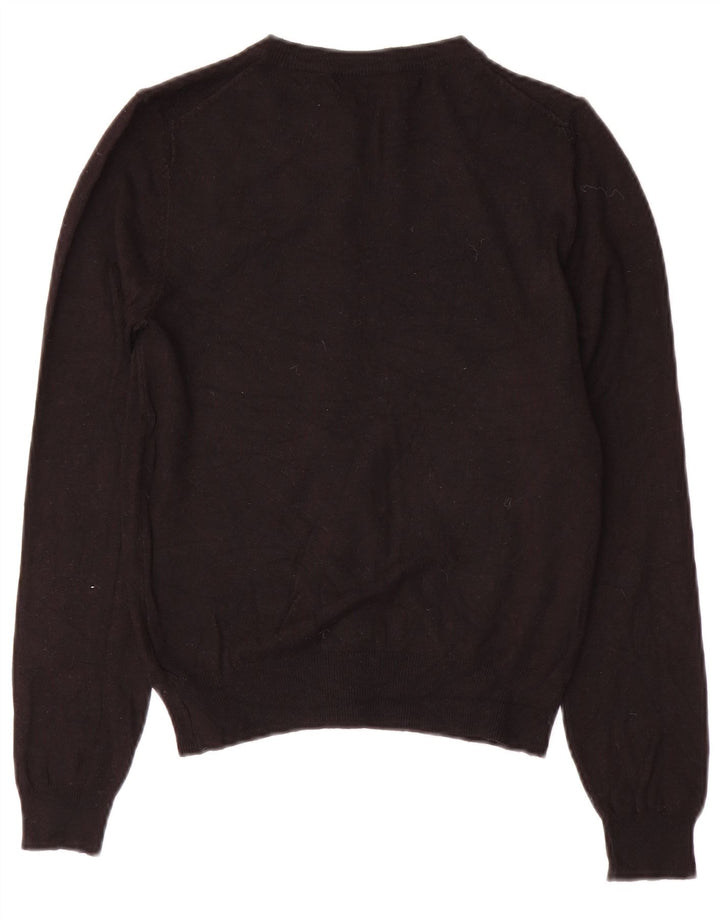 Marks & Spencer Womens Cardigan Sweater UK 8 Small  Black Viscose