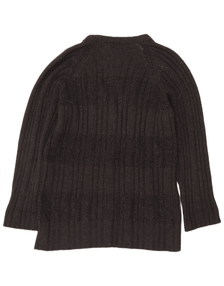 Maglione cardigan da donna Les Copains UK 14 Lana grigio medio