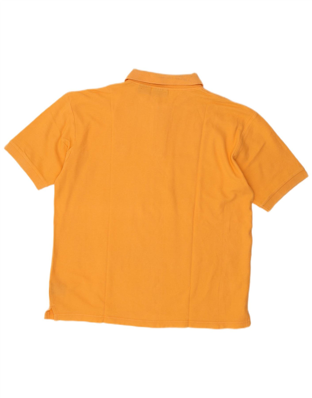 Fila Mens Polo Shirt Large Orange Cotton