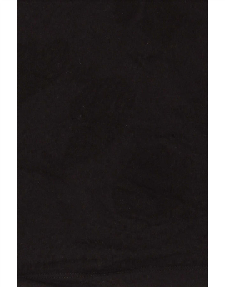 Levi's Maglietta grafica da uomo a maniche lunghe grande in cotone nero