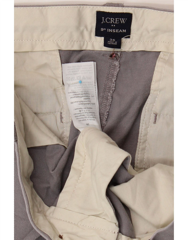 J. CREW Mens Chino Shorts W36 Large Grey Cotton Vintage J. Crew and Second-Hand J. Crew from Messina Hembry 