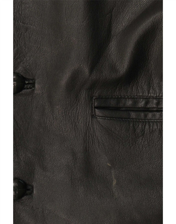 Milan Ανδρικό Δερμάτινο Μπουφάν UK 38 Medium Black Classic