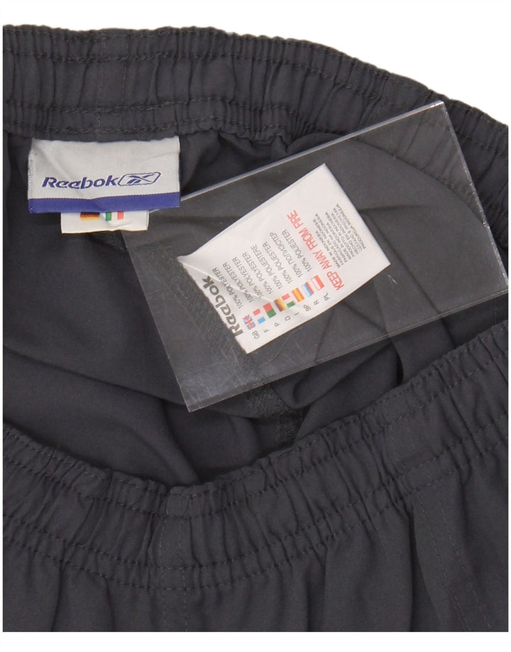 REEBOK Sportsshorts til kvinder UK 8 Small Grå Polyester