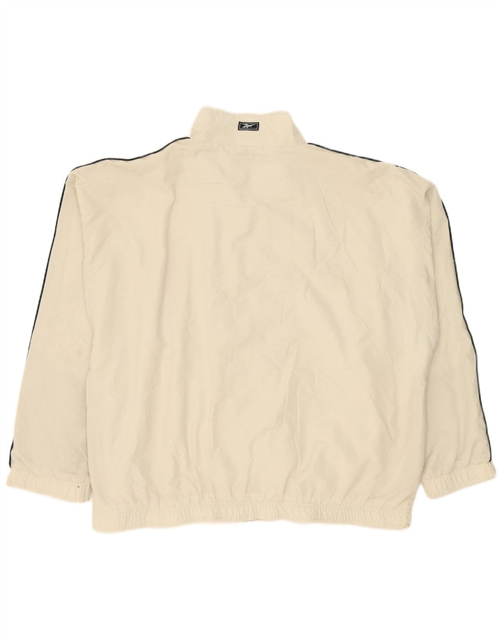 Giacca sportiva da uomo Reebok 2XL bianca in poliestere