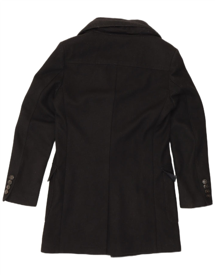 Zara Ανδρικό Πανωφόρι UK 36 Small Black Wool