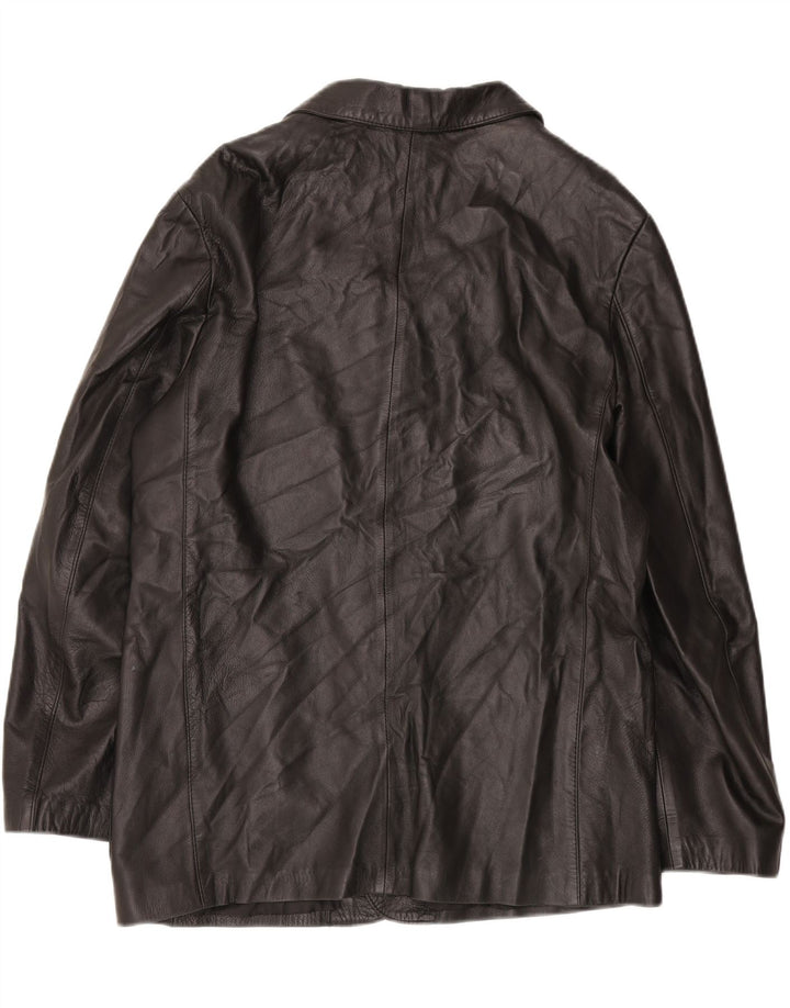LEGENDARY JACKET 1957 Mens Leather Jacket IT 54 2XL Black Leather Vintage Legendary Jacket 1957 and Second-Hand Legendary Jacket 1957 from Messina Hembry 