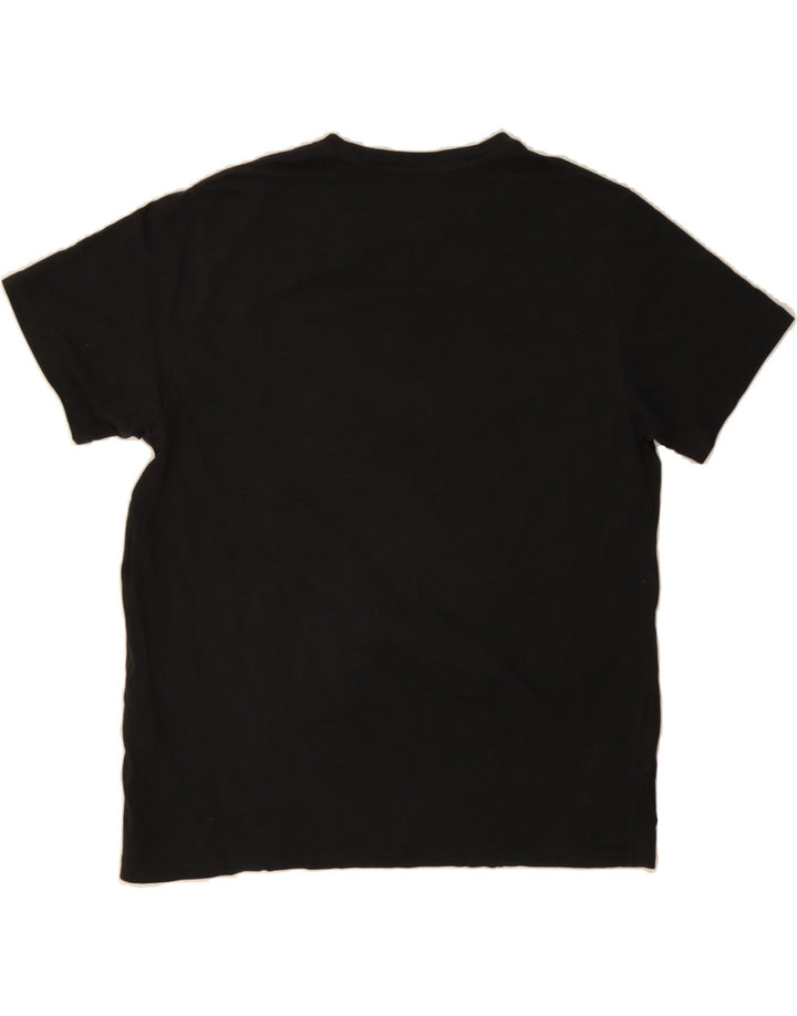 LEVI'S Mens Graphic T-Shirt Top Large Black Cotton Vintage Levi's and Second-Hand Levi's from Messina Hembry 