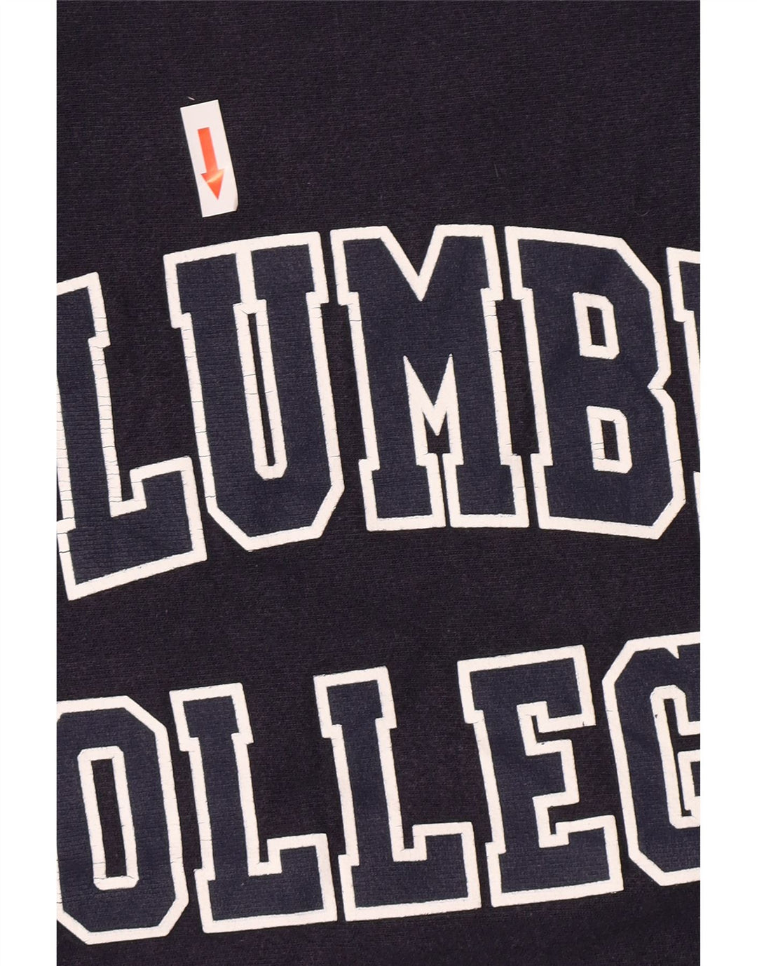 Champion Mens Reverse Weave Graphic Sweatshirt Jumper Small Navy Blue