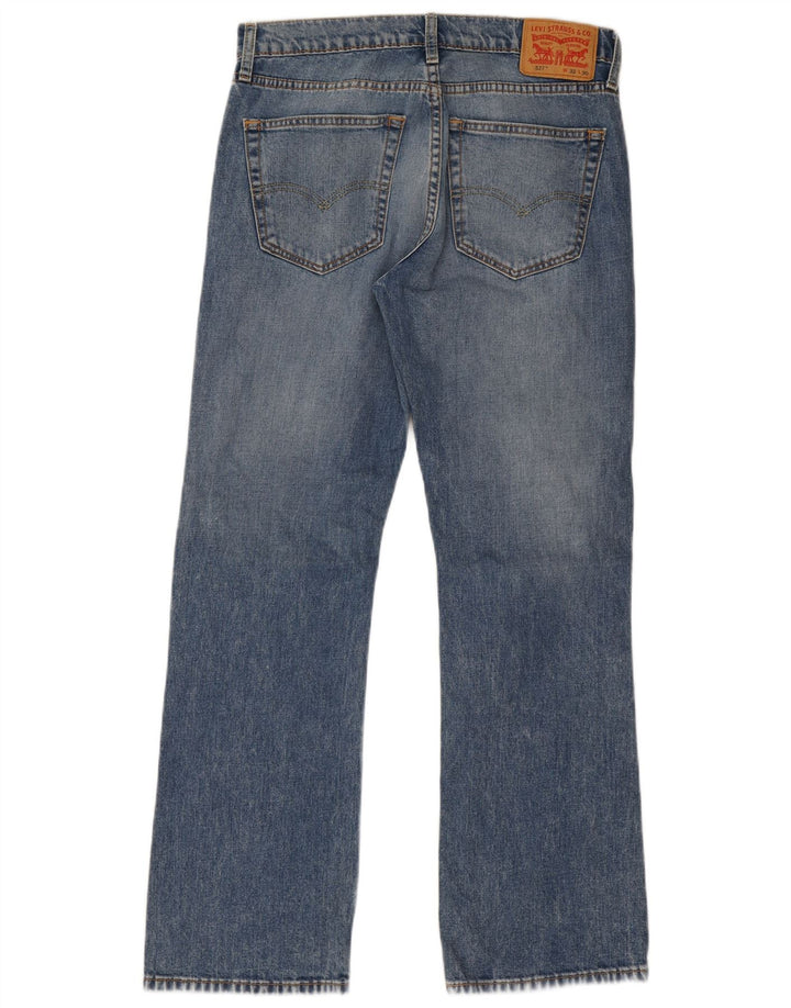 Levi's Mens 527 Slim Bootcut Jeans W32 L30 Blue Cotton