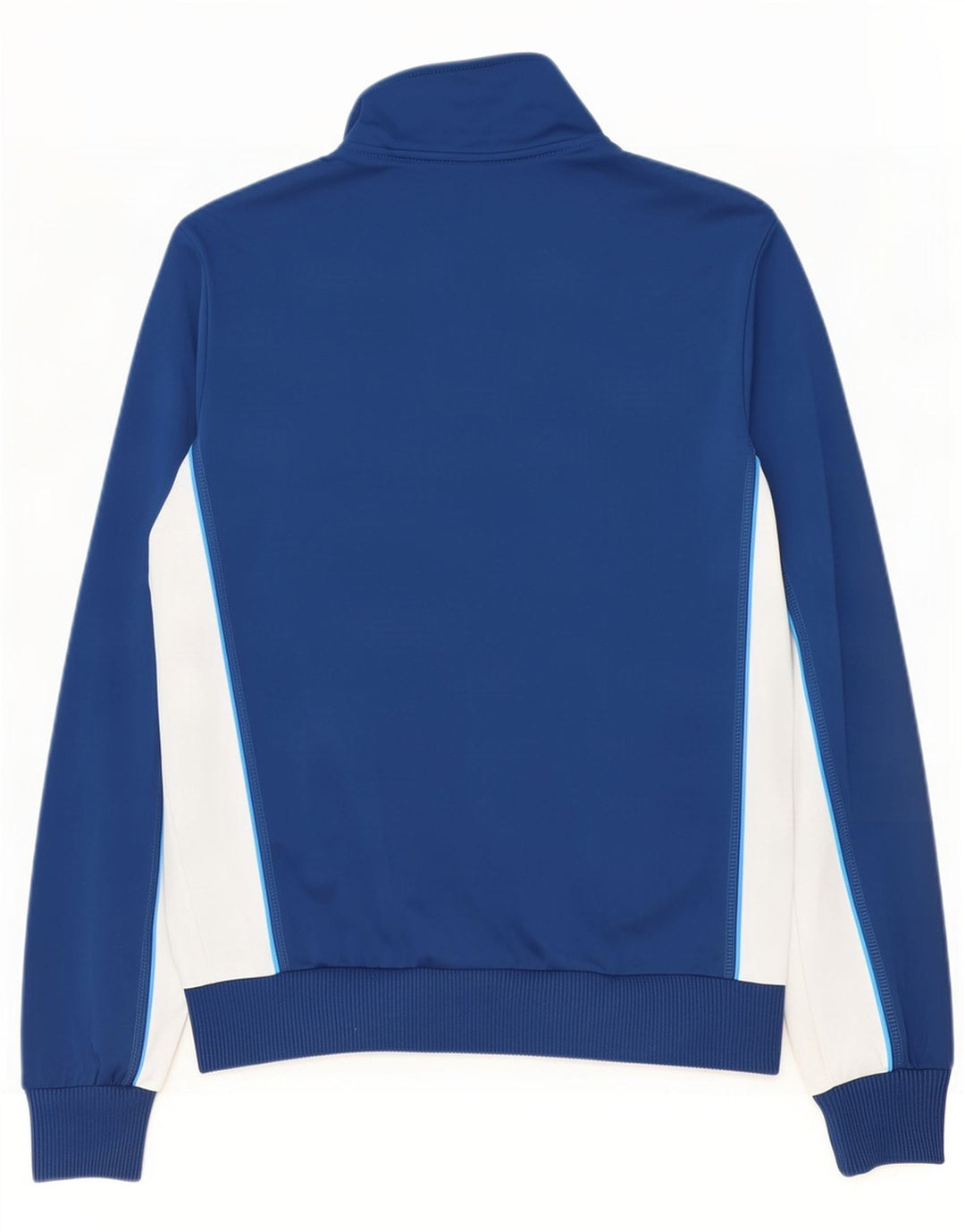 Giacca da tuta da uomo Puma in poliestere color block blu medio