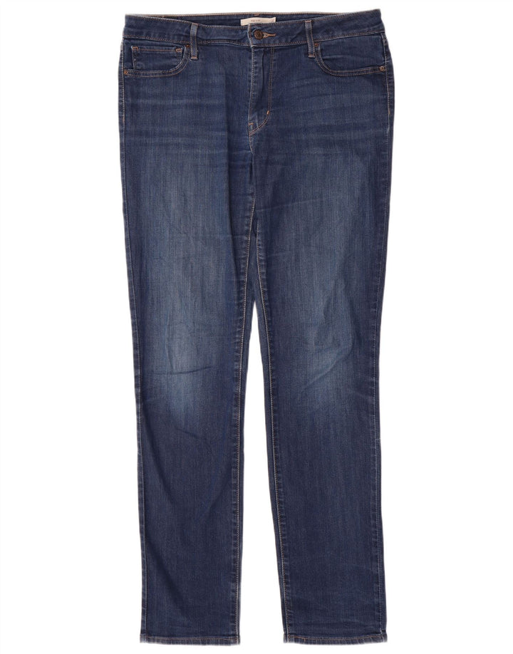 LEVI'S Womens 712 Slim Jeans W32 L34 Blue Cotton
