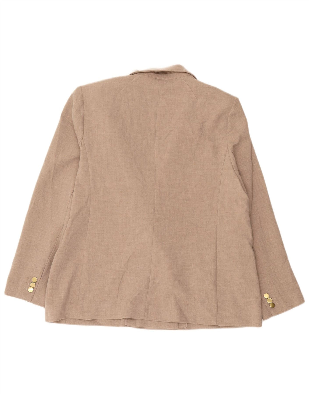 Marks & Spencer Womens Double Breasted Blazer Jacket UK 18 XL Beige