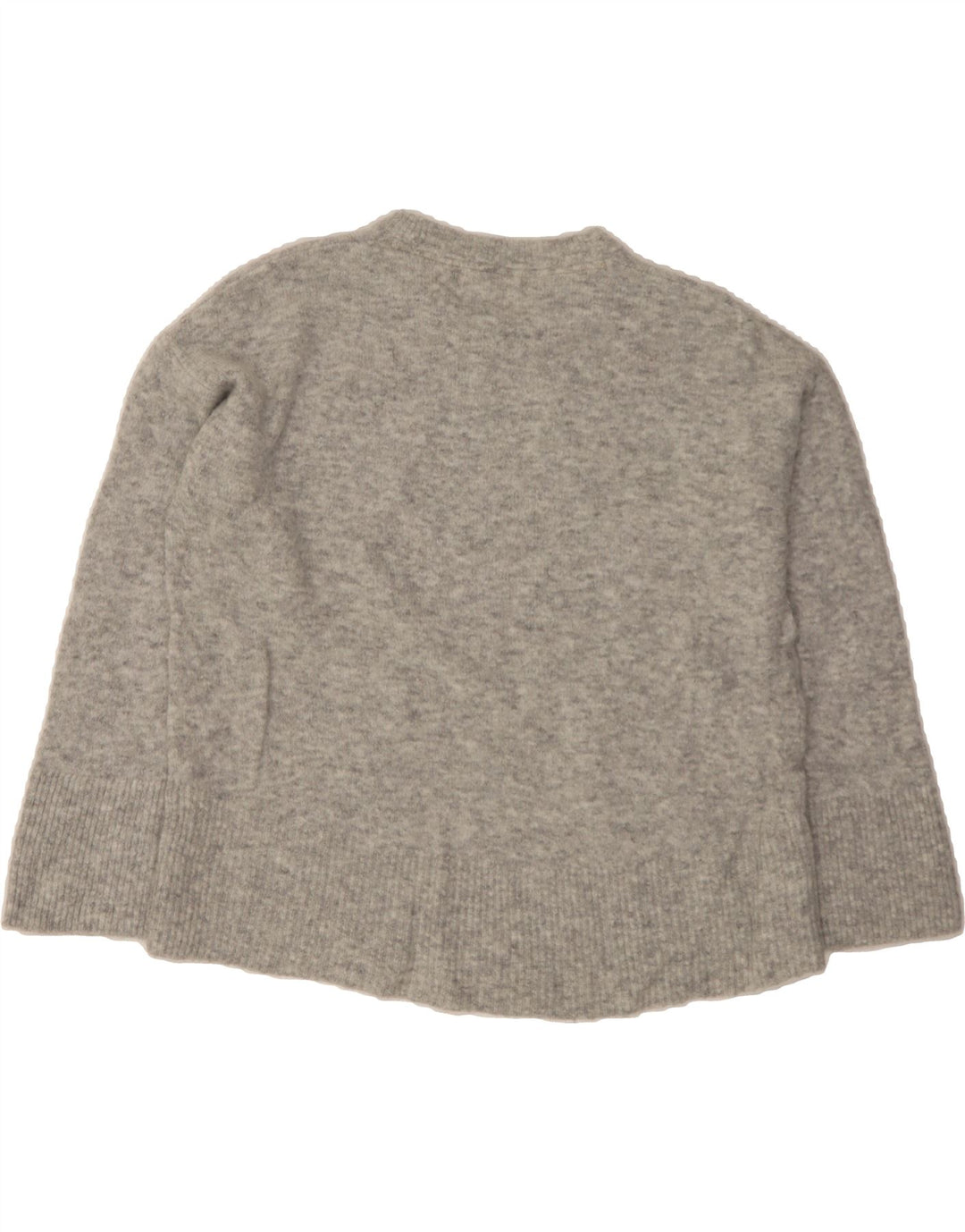 WHITE STUFF Womens Oversized Crew Neck Jumper Sweater UK 10 Small Grey Vintage White Stuff and Second-Hand White Stuff from Messina Hembry 