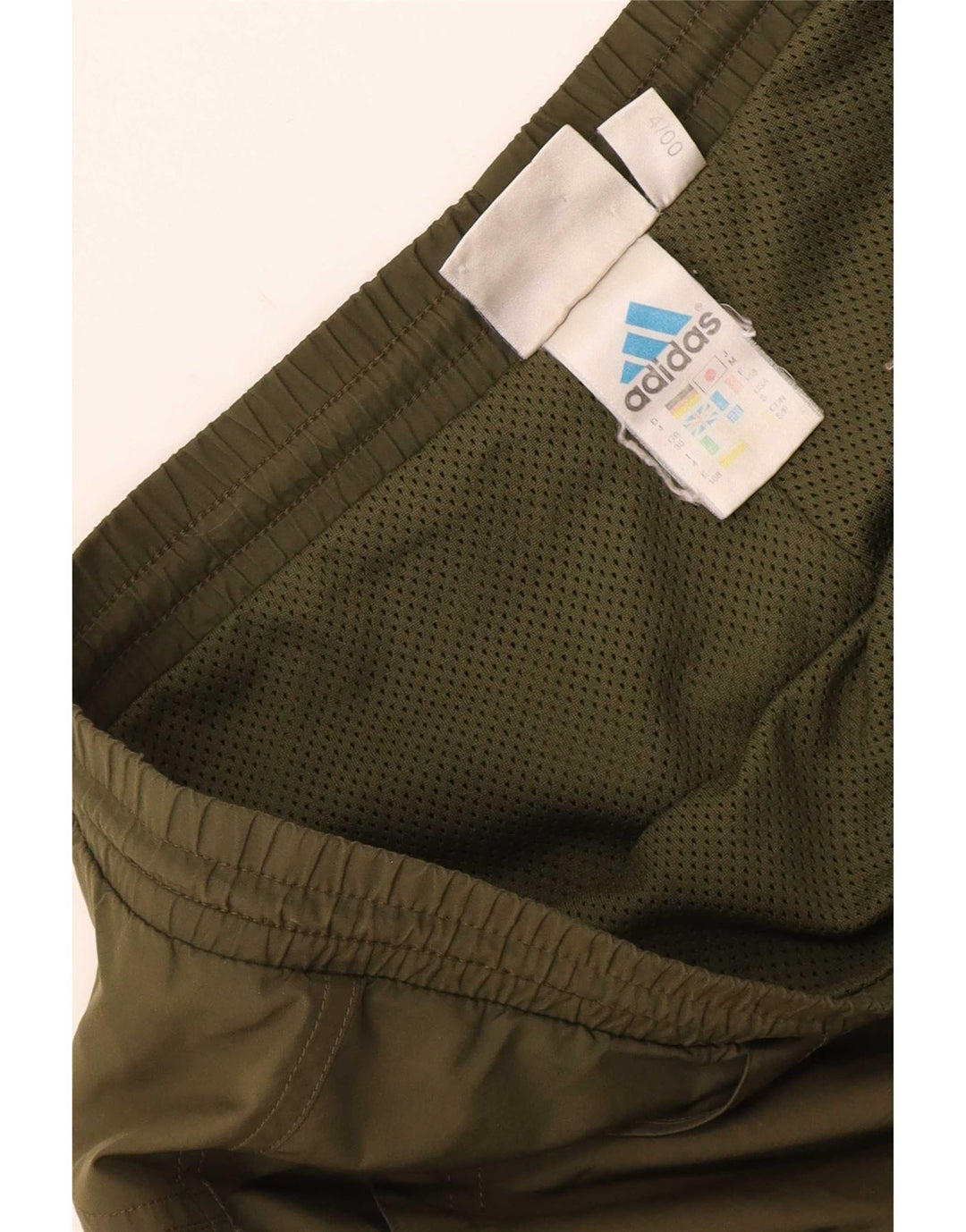 Adidas Mens Tracksuit Trousers Medium Khaki Polyester