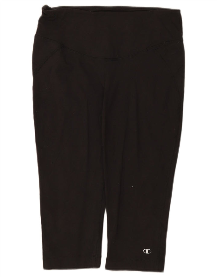 Champion Dame Capri Leggings UK 12 Medium Sort Nylon