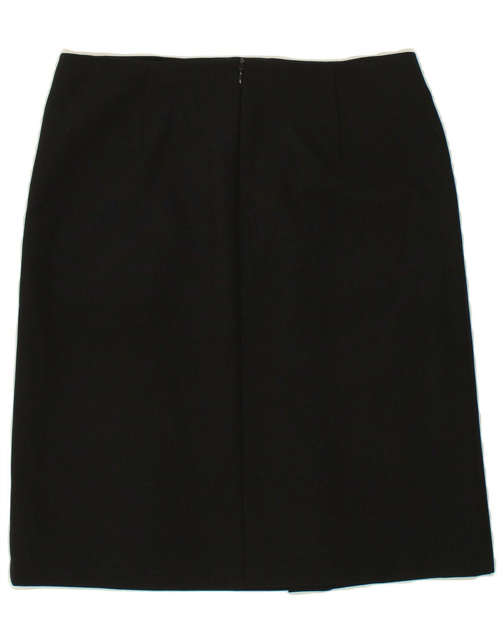 BENETTON Womens Straight Skirt IT 44 Medium W30  Black Polyester Vintage Benetton and Second-Hand Benetton from Messina Hembry 