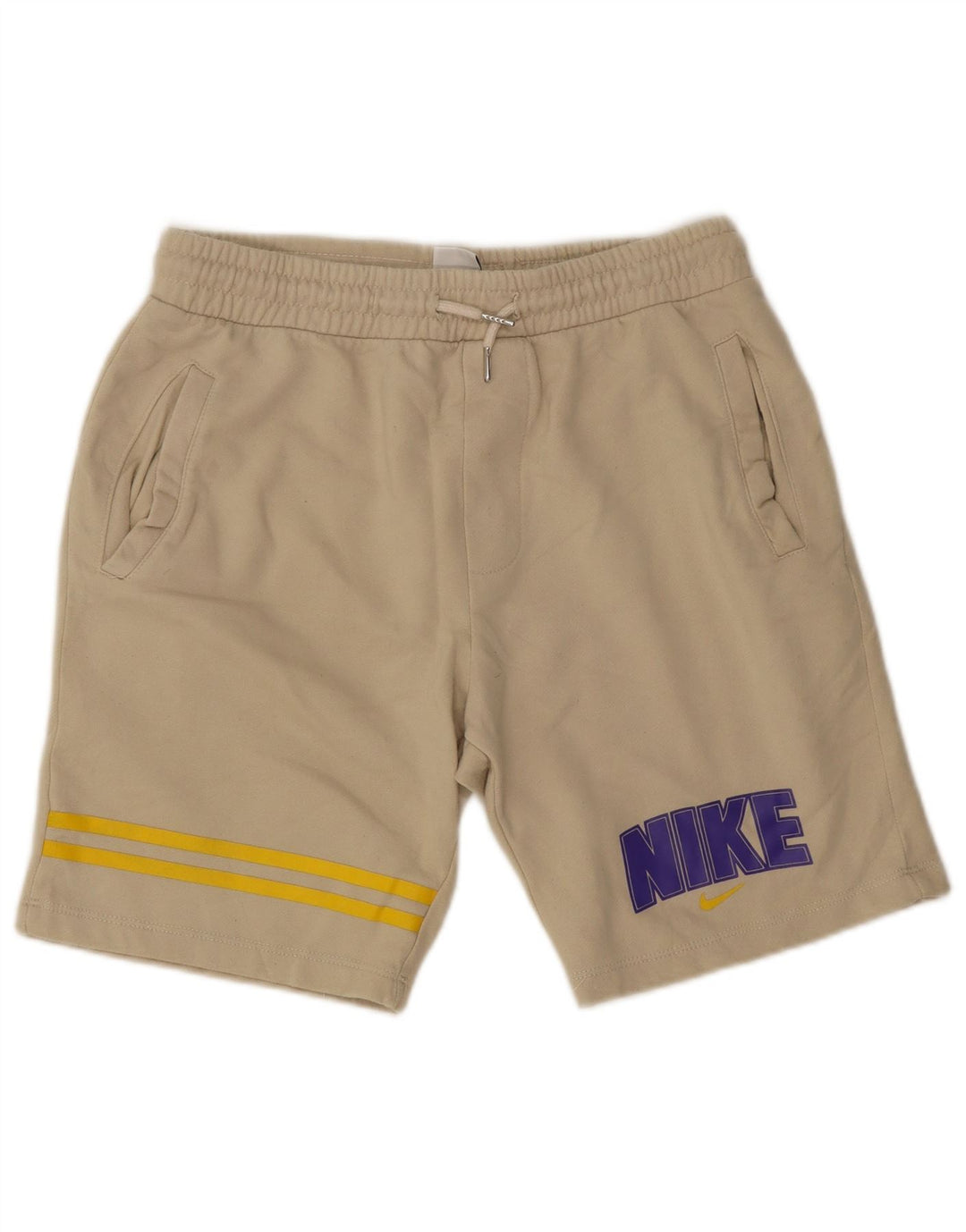 Nike Mens Graphic Sport Shorts Large  Beige