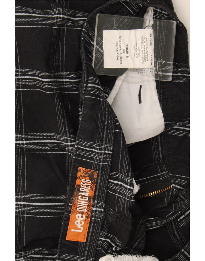 Lee Mens Cargo Shorts  W40 XL Black Check Cotton